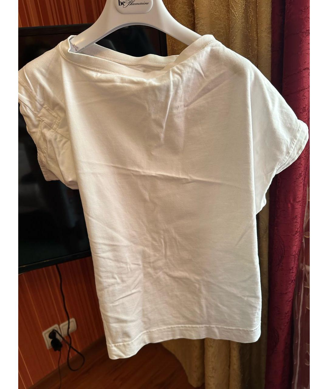 VIVIENNE WESTWOOD Белая хлопковая футболка, фото 5