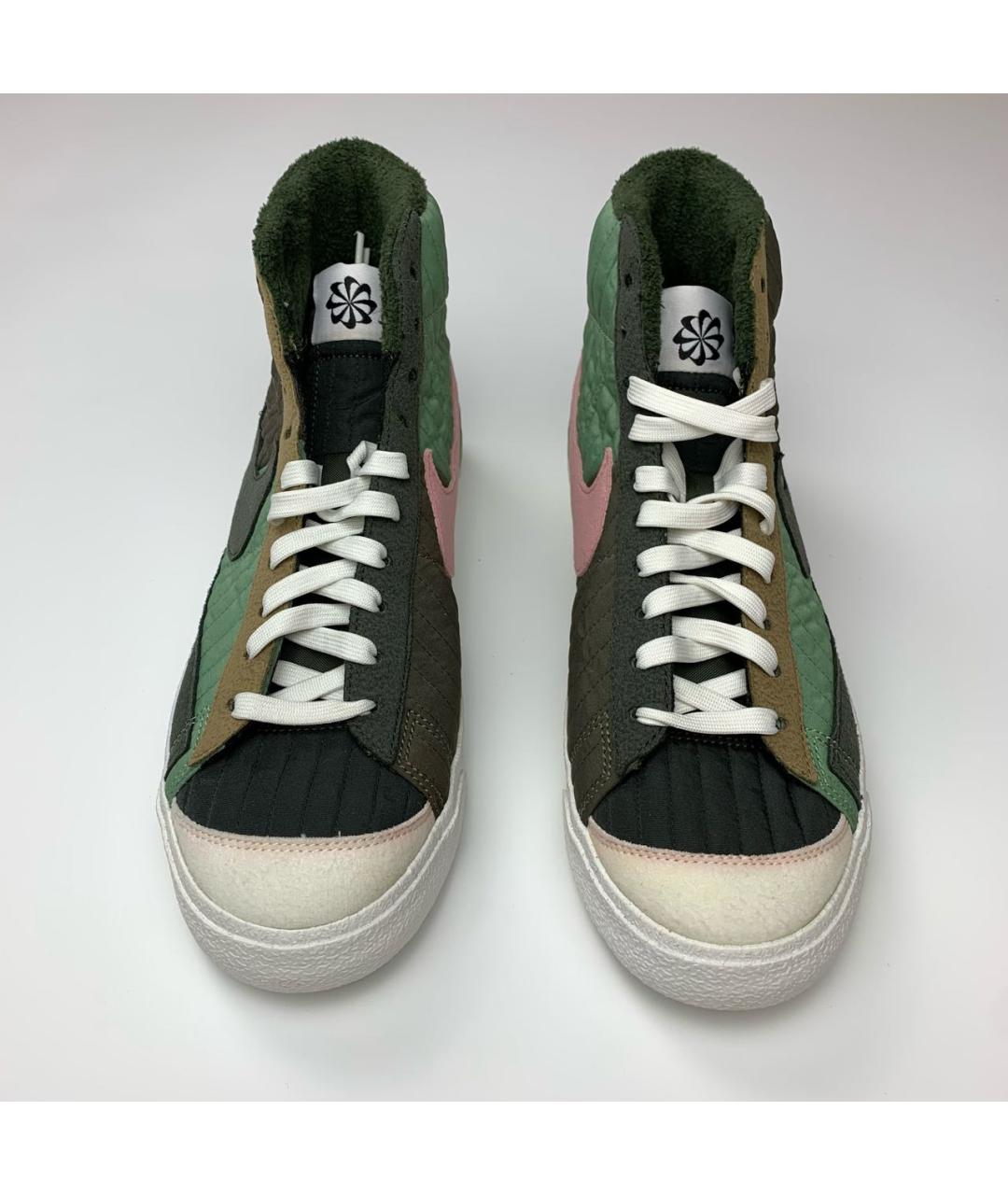 NIKE Мульти текстильные высокие кроссовки / кеды, фото 3