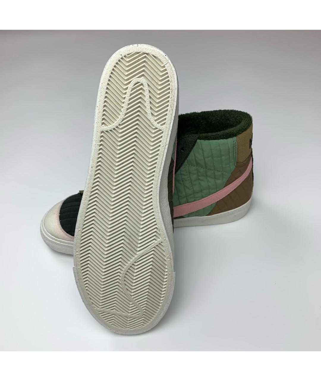 NIKE Мульти текстильные высокие кроссовки / кеды, фото 7