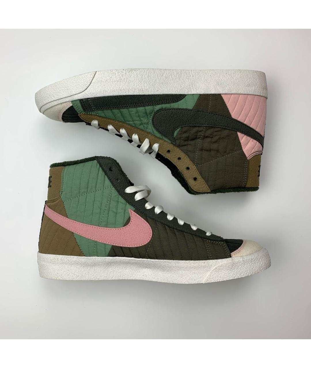 NIKE Мульти текстильные высокие кроссовки / кеды, фото 9