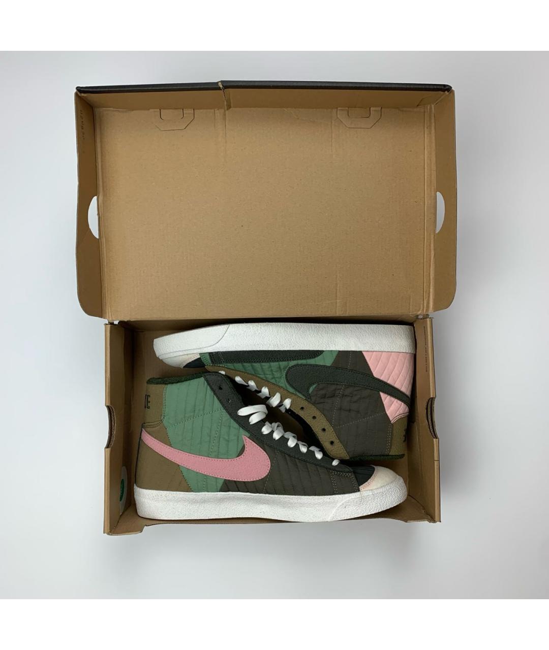 NIKE Мульти текстильные высокие кроссовки / кеды, фото 6