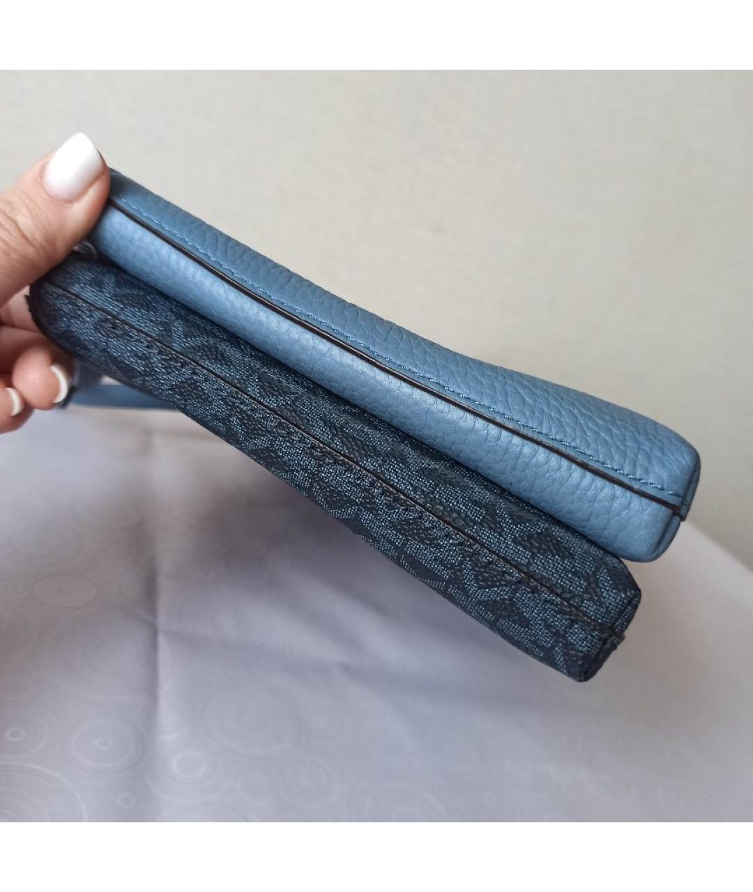 MICHAEL KORS Синяя кожаная сумка через плечо, фото 2