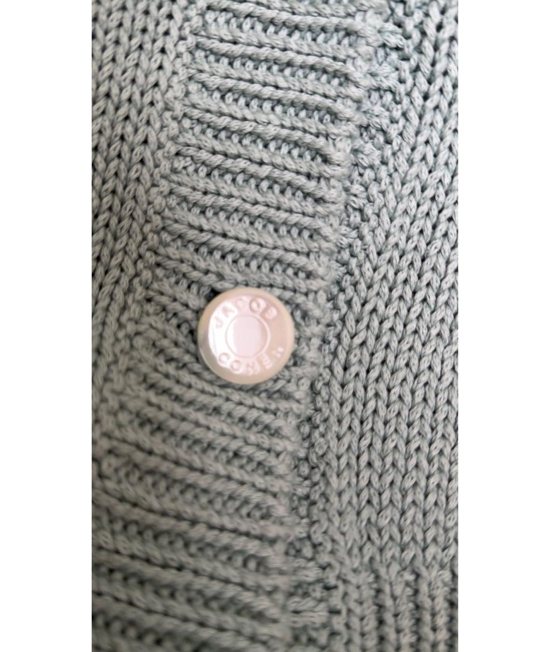 JACOB COHEN Салатовый хлопковый кардиган, фото 3