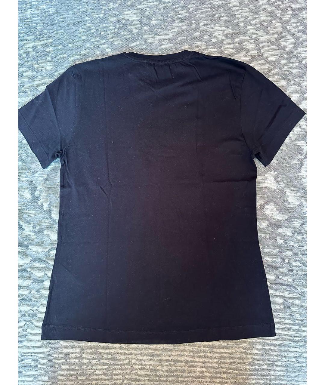 DIESEL Черная хлопковая футболка, фото 2