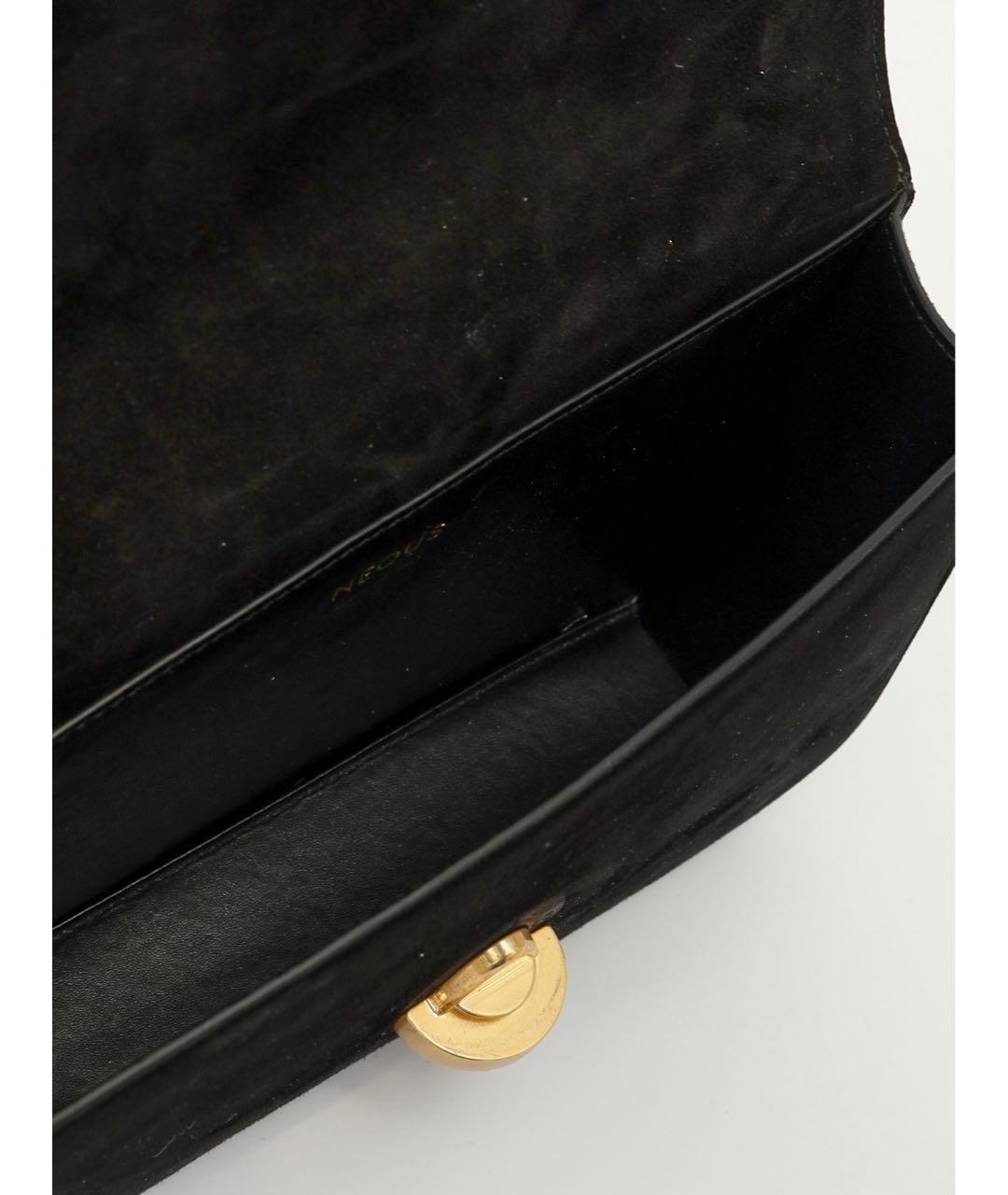 NEOUS Черная замшевая сумка через плечо, фото 4