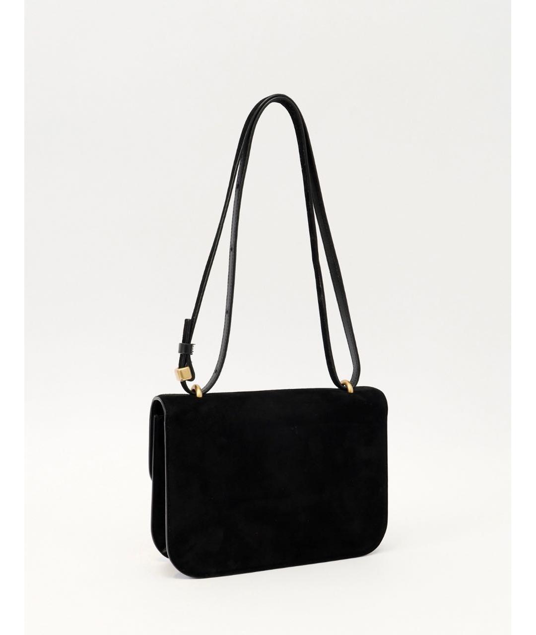 NEOUS Черная замшевая сумка через плечо, фото 2