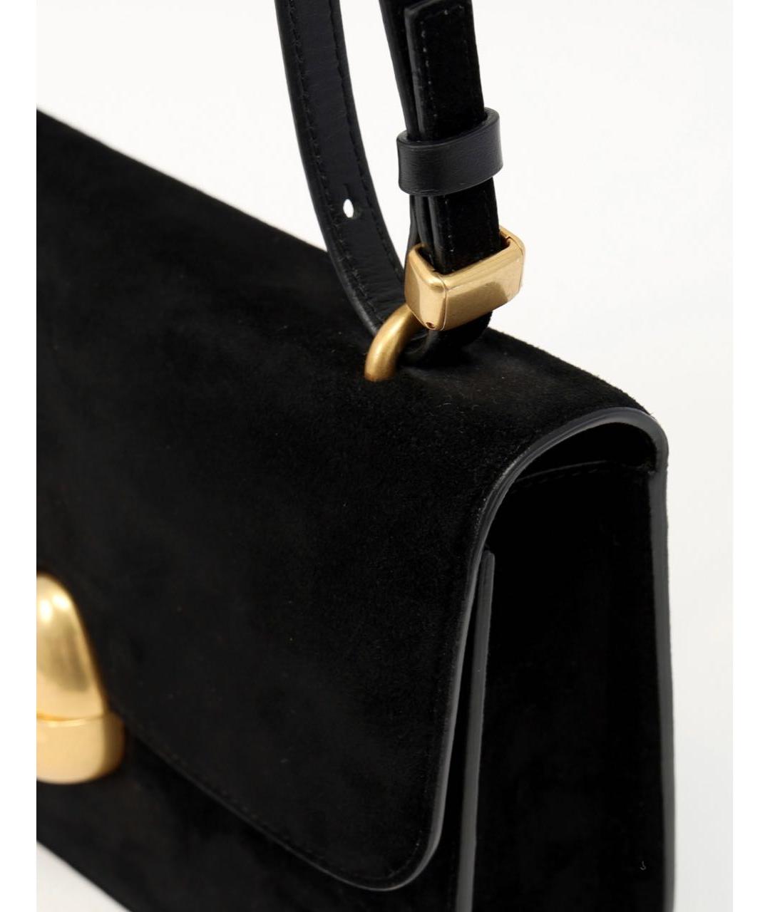 NEOUS Черная замшевая сумка через плечо, фото 6