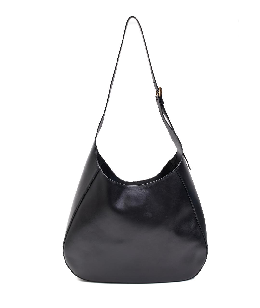 PRADA Черная кожаная сумка тоут, фото 3