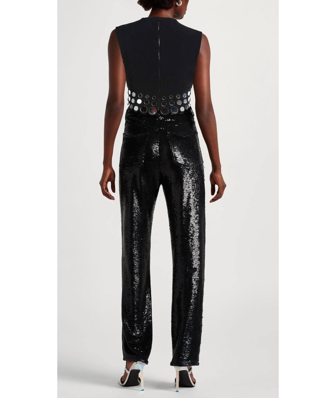 DAVID KOMA Черная вискозная блузы, фото 3