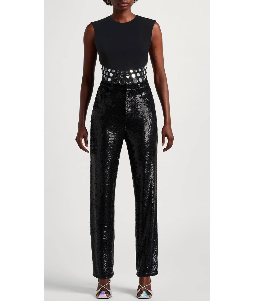 DAVID KOMA Черная вискозная блузы, фото 2