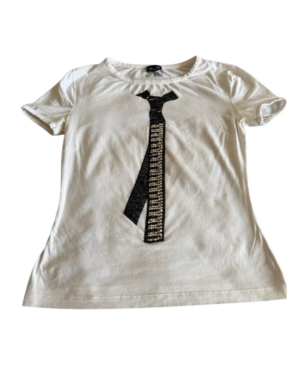 DOLCE&GABBANA Белая хлопковая футболка, фото 1