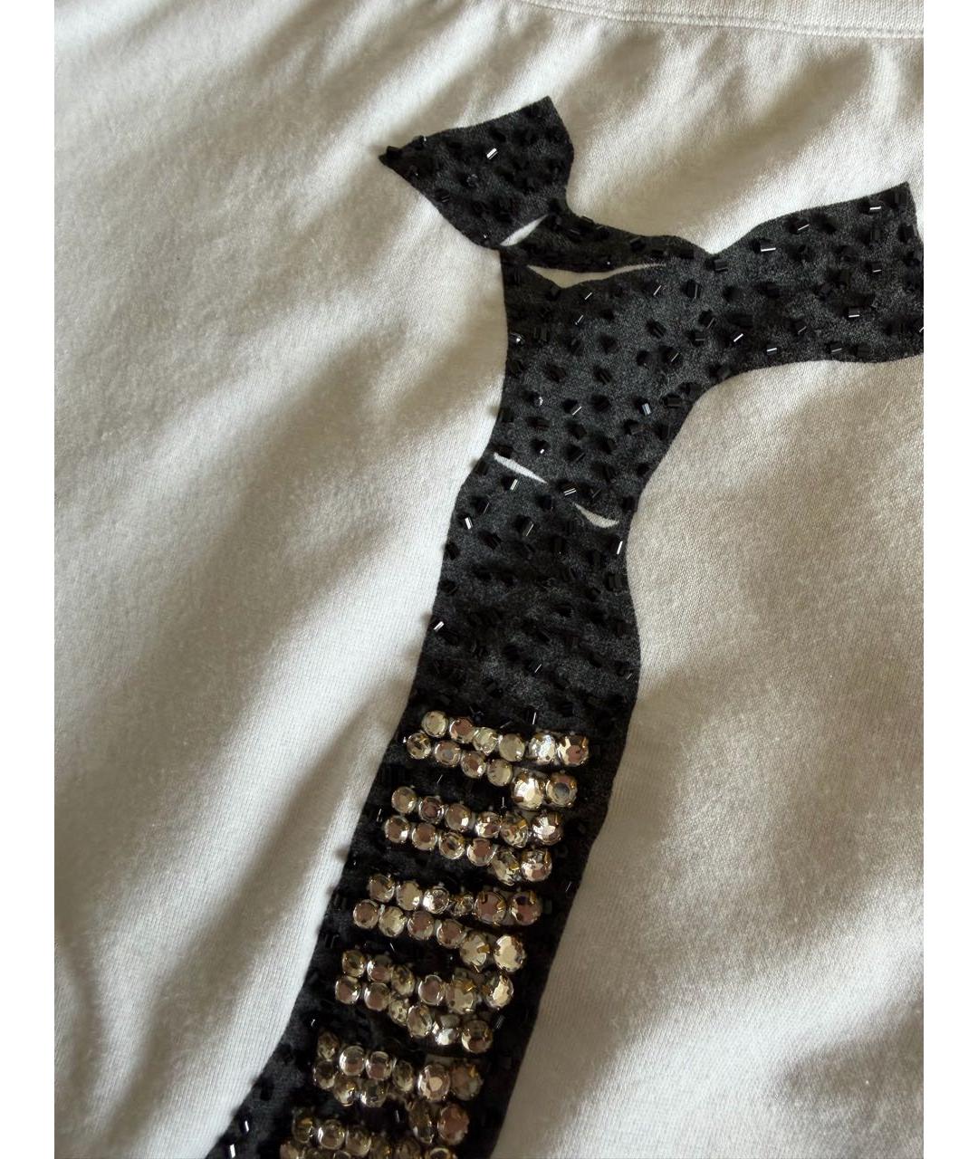 DOLCE&GABBANA Белая хлопковая футболка, фото 4