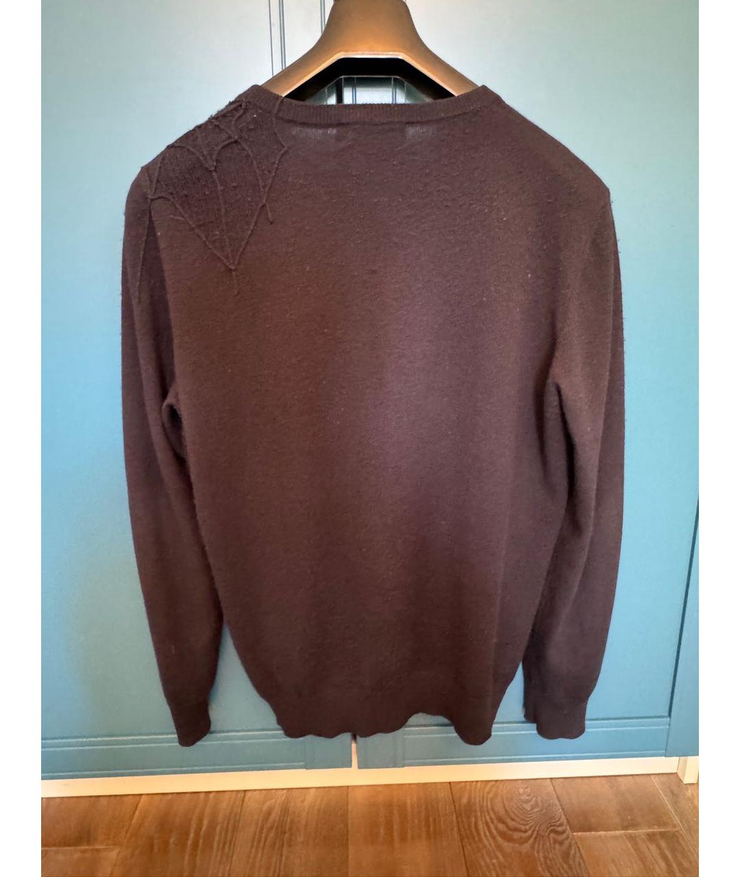 HERMES Темно-синий кашемировый джемпер / свитер, фото 2