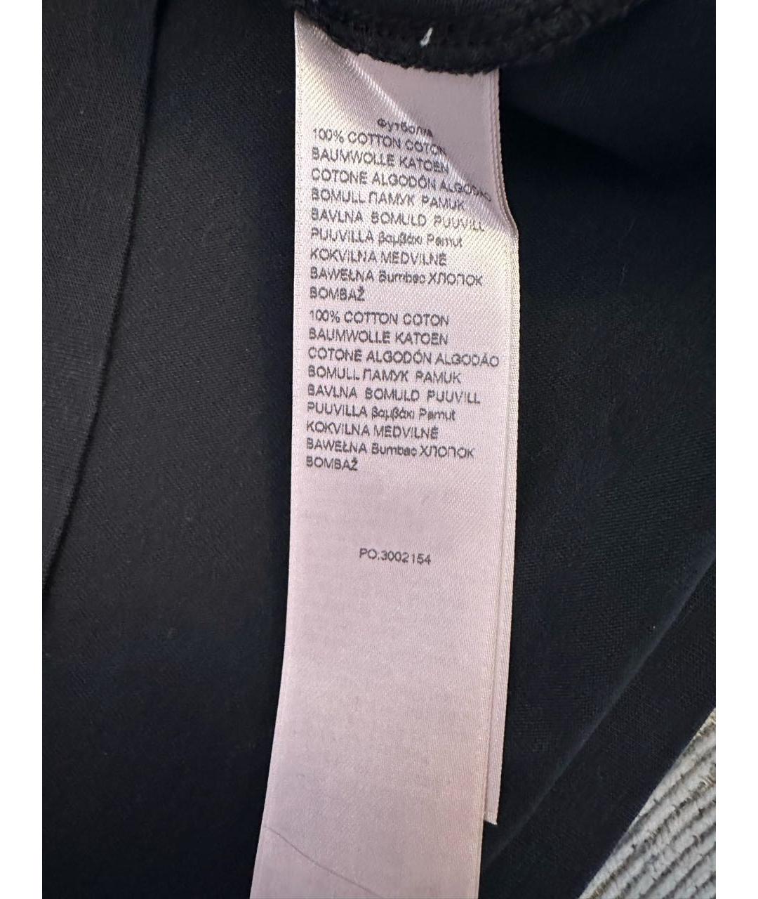 7 FOR ALL MANKIND Антрацитовая хлопковая футболка, фото 5