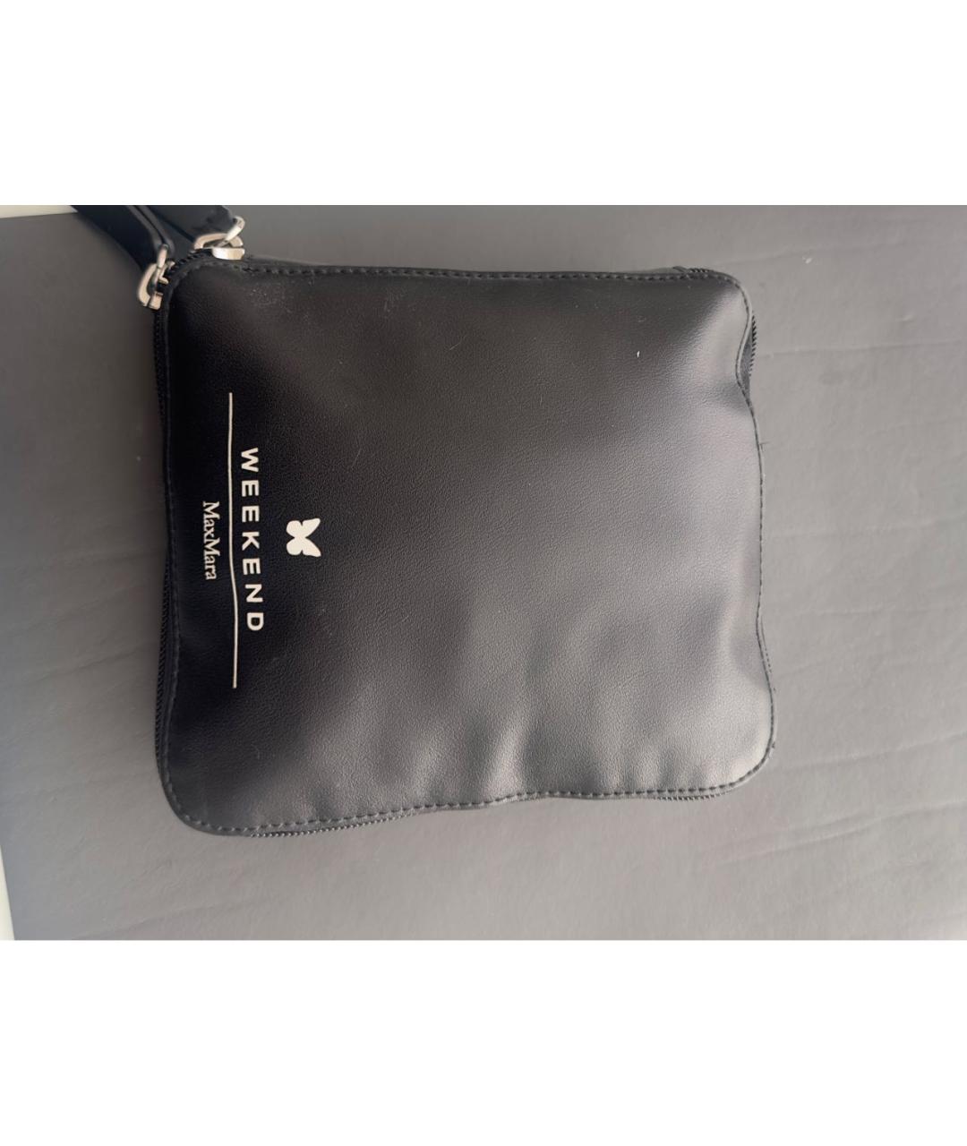 WEEKEND MAX MARA Черная дорожная/спортивная сумка, фото 6