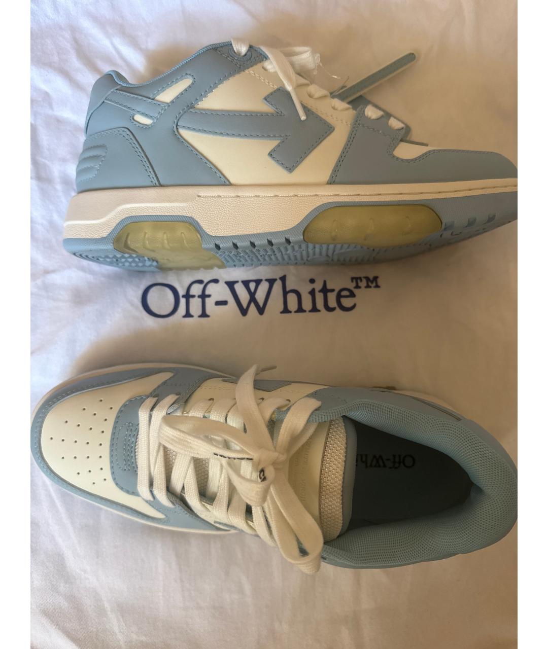 OFF-WHITE Мульти кожаные кроссовки, фото 5