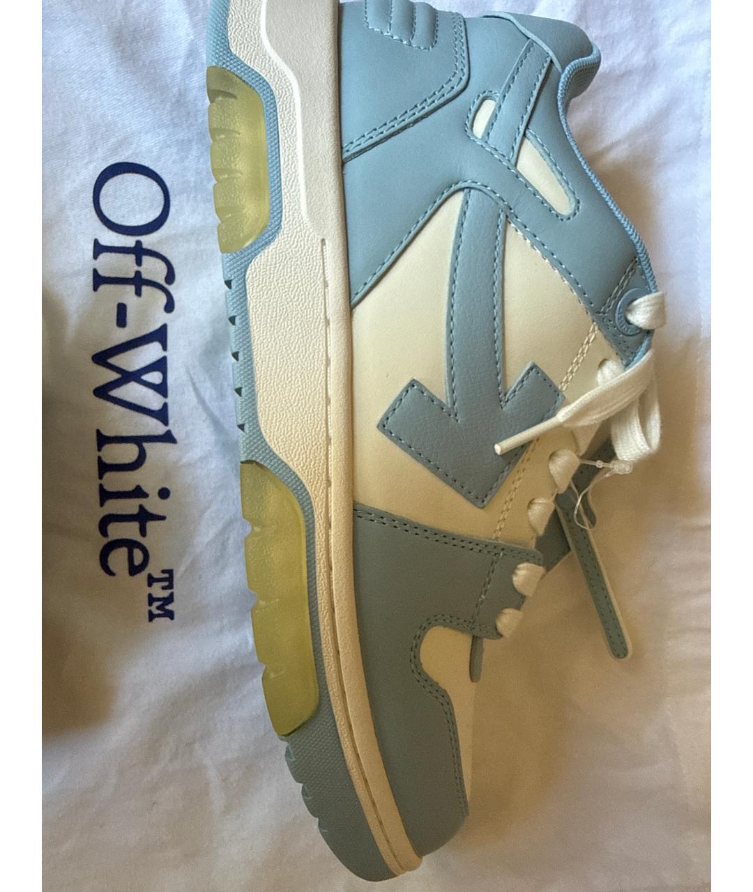 OFF-WHITE Мульти кожаные кроссовки, фото 3