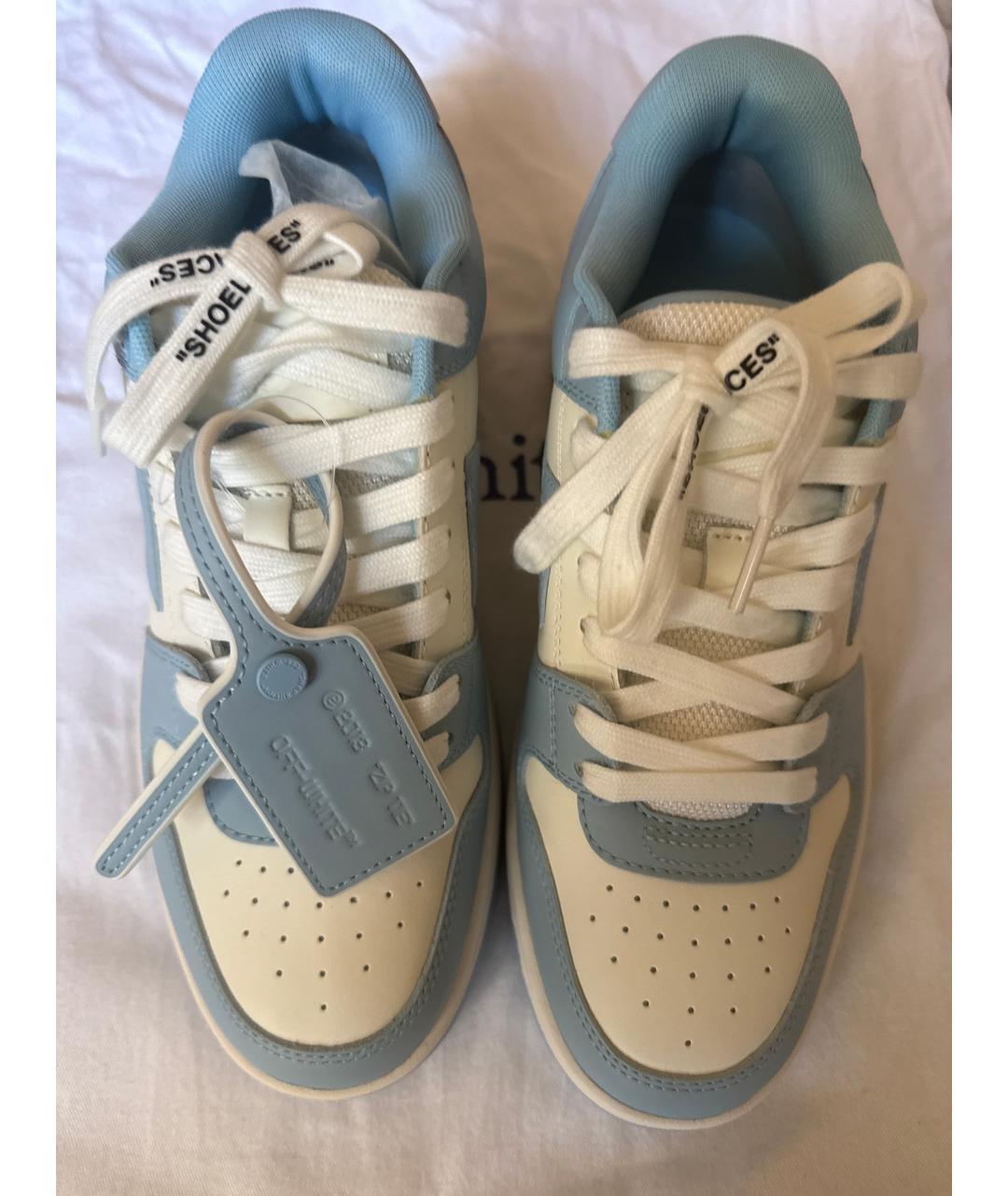 OFF-WHITE Мульти кожаные кроссовки, фото 2