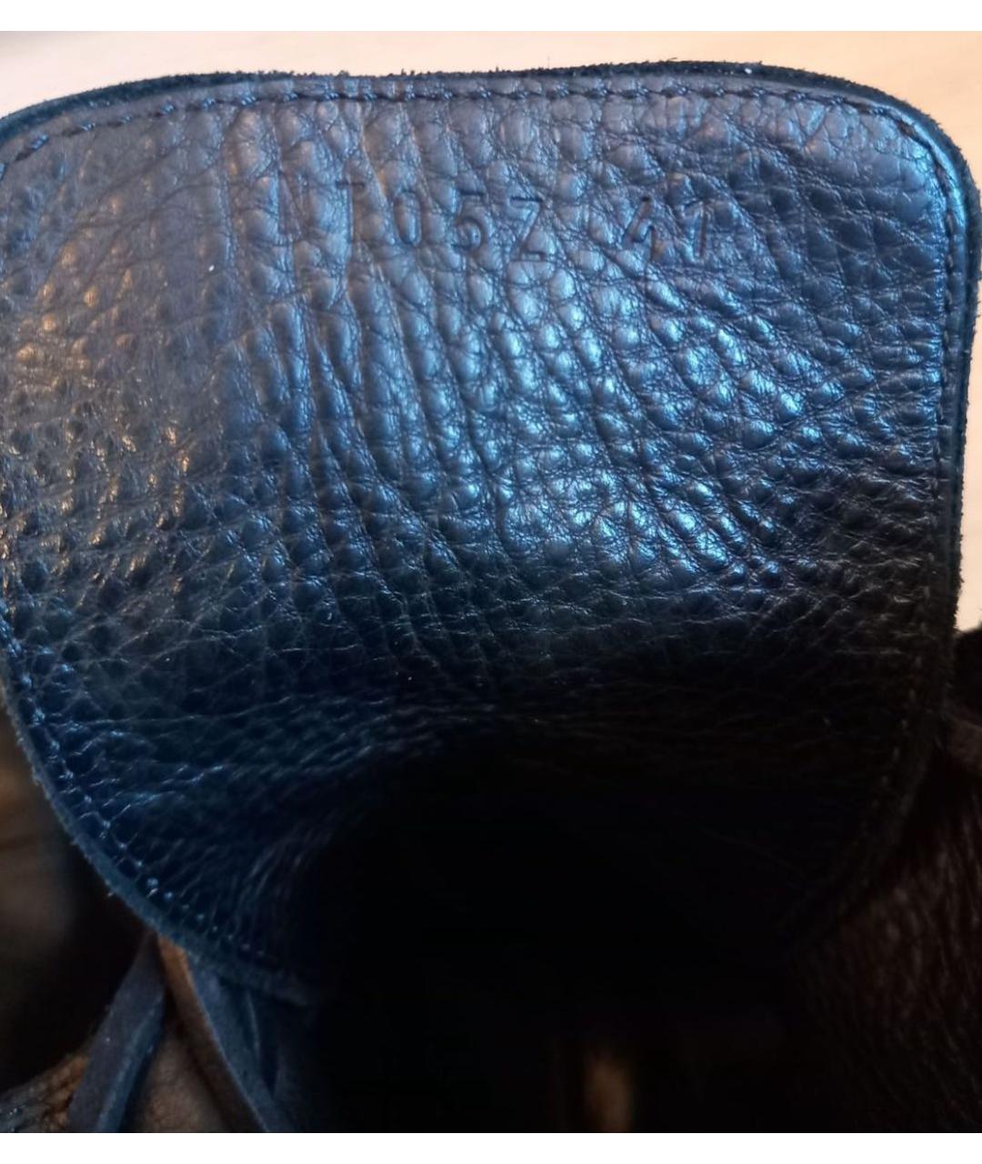 GUIDI Черные кожаные высокие ботинки, фото 6