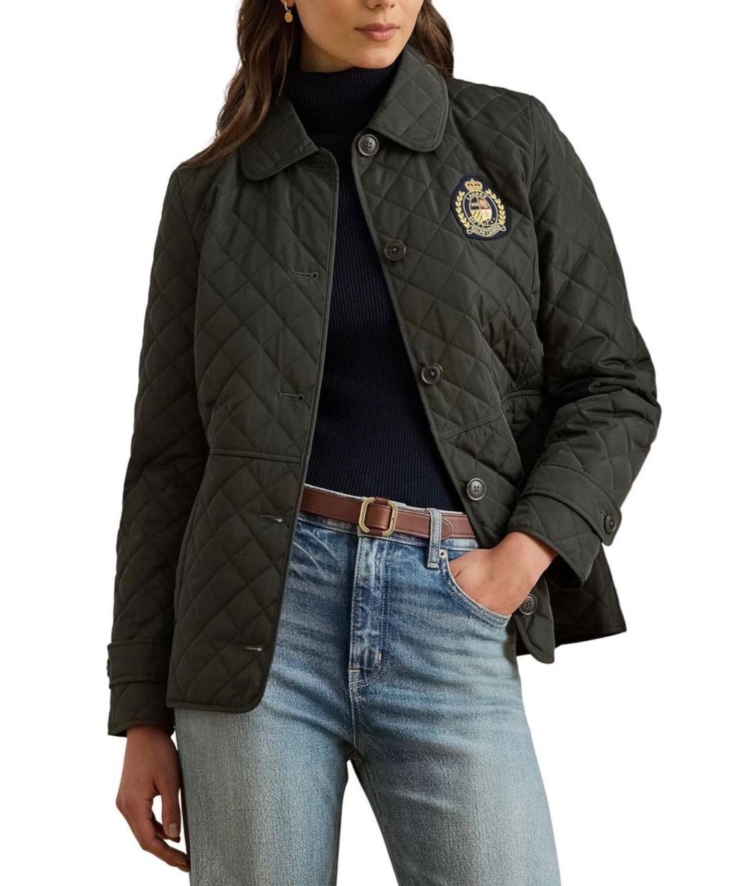 RALPH LAUREN Хаки полиэстеровая куртка, фото 2