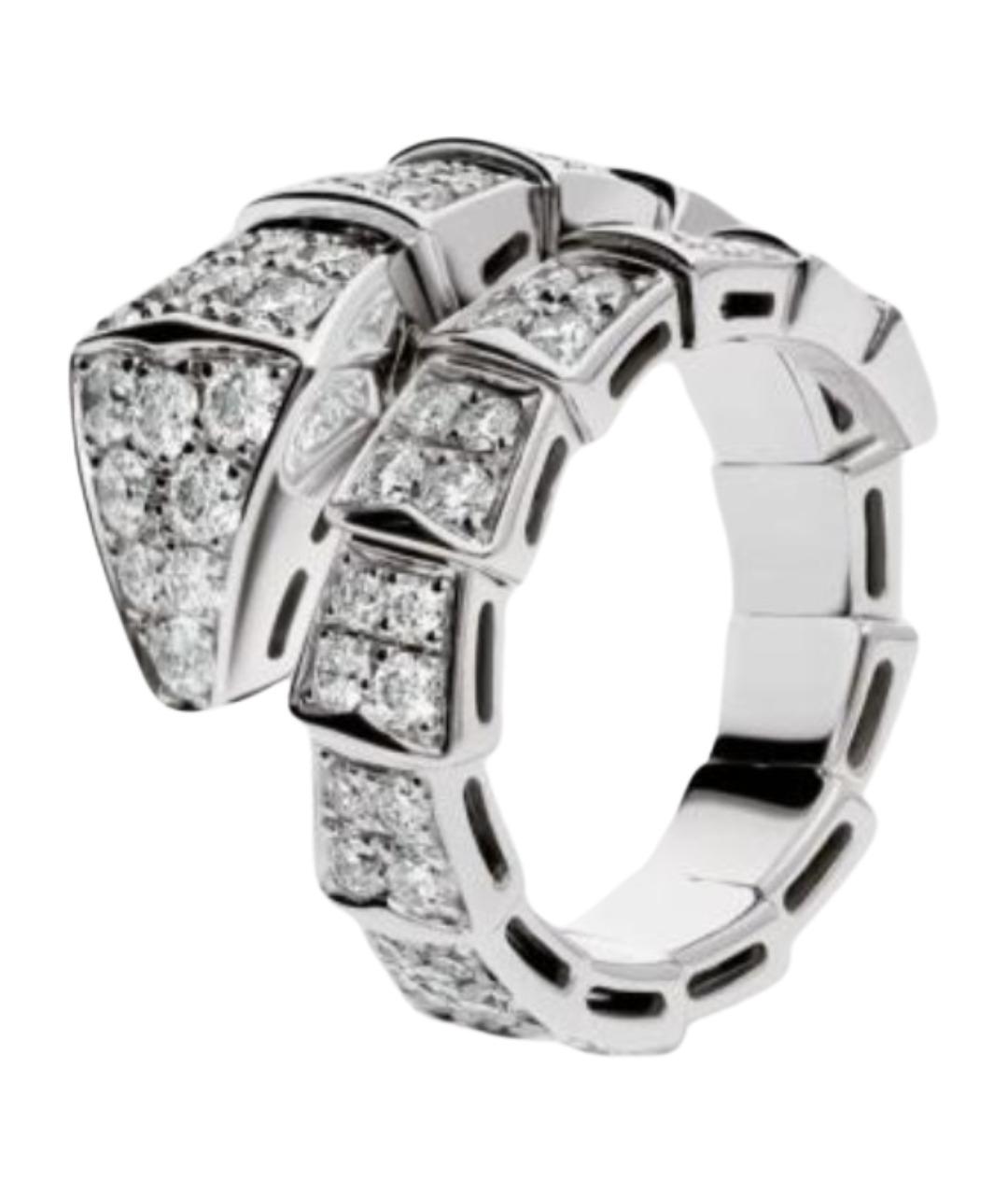 BVLGARI Серебряное кольцо из белого золота, фото 1