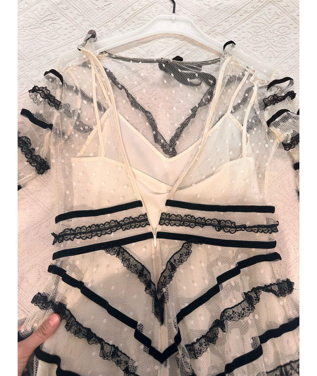 RED VALENTINO Мульти полиэстеровое вечернее платье, фото 5