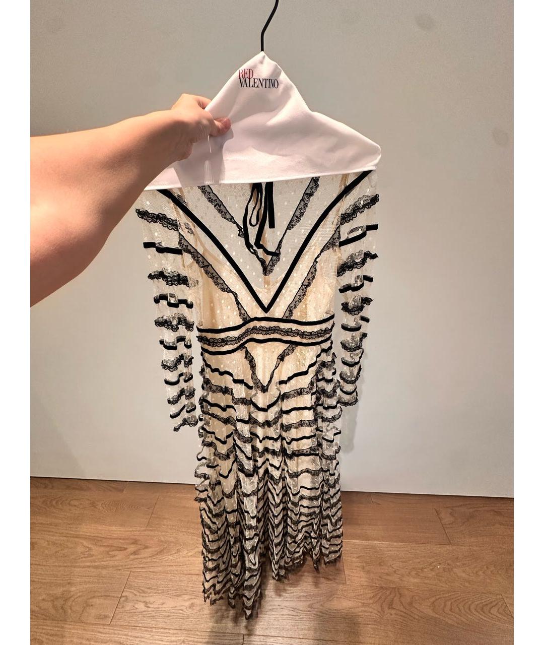 RED VALENTINO Мульти полиэстеровое вечернее платье, фото 2