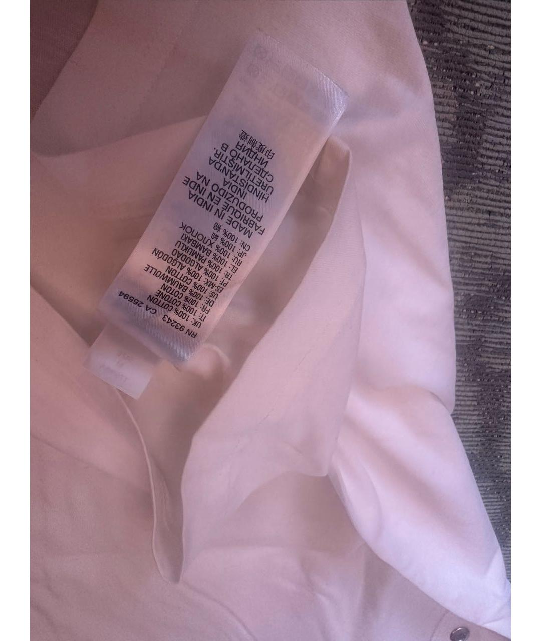 DIESEL Белая хлопковая футболка, фото 4