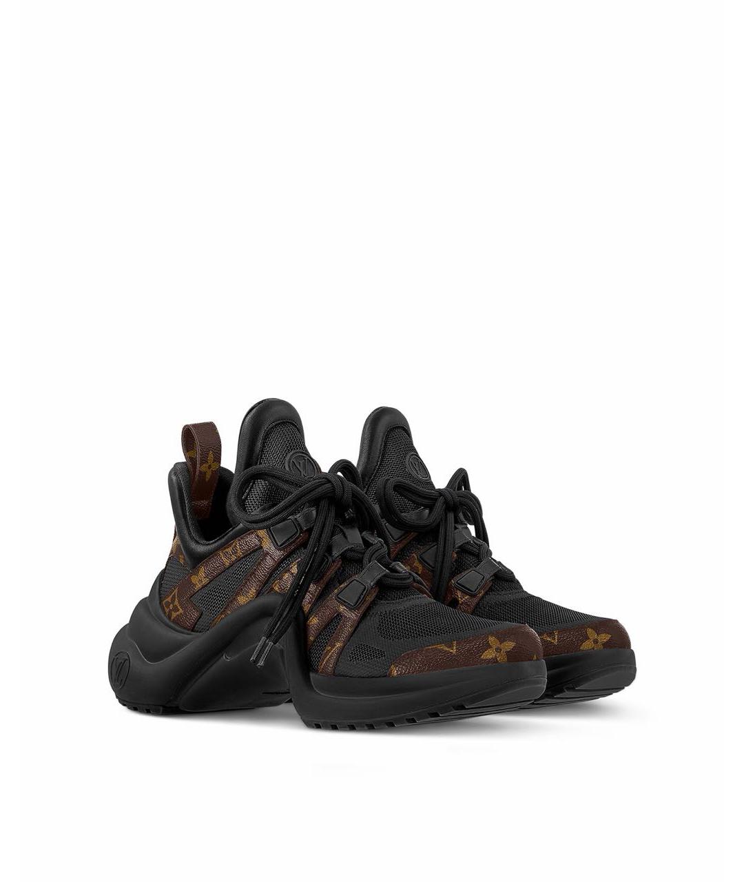 LOUIS VUITTON Коричневые кроссовки, фото 3