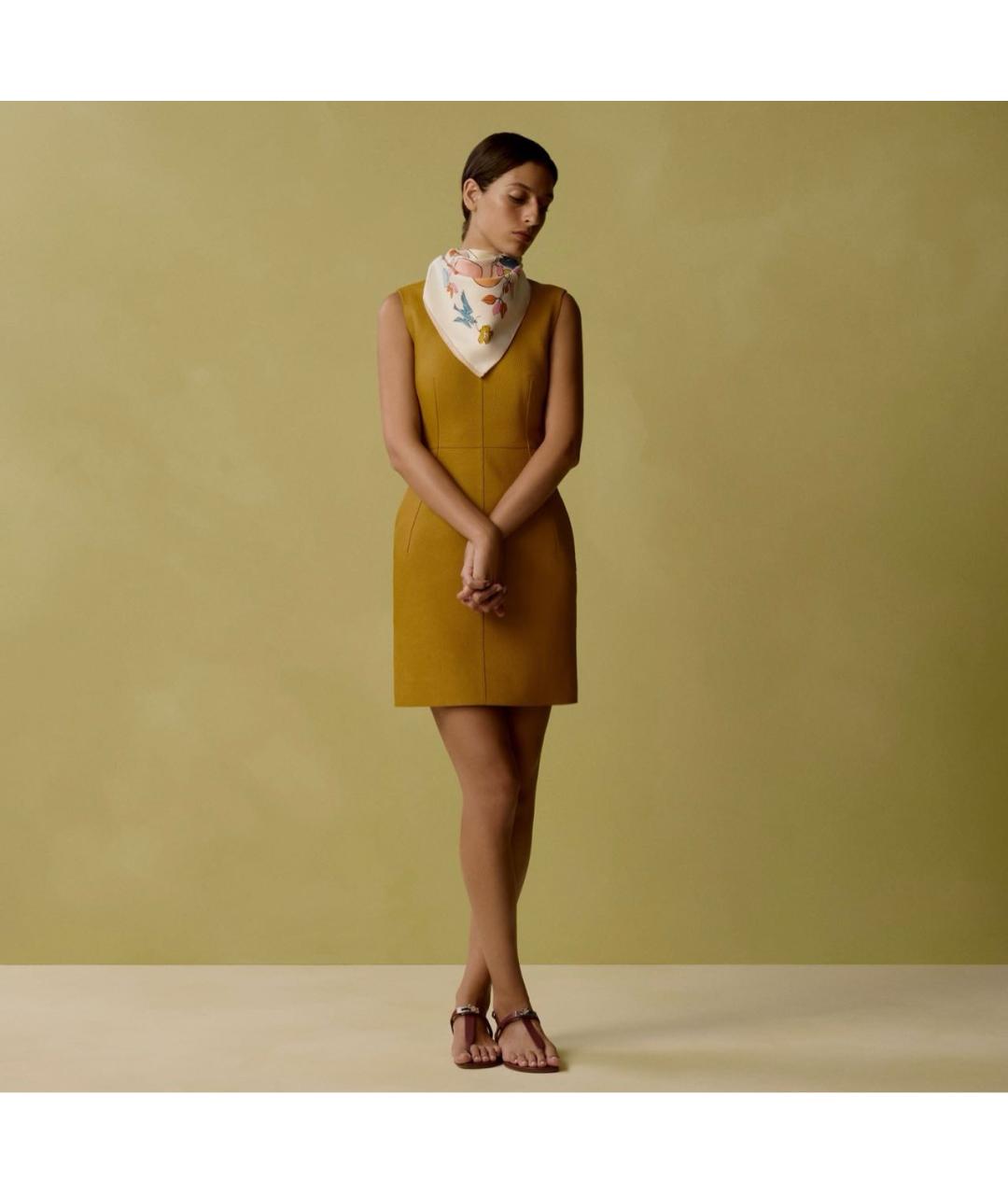 HERMES Мульти шелковый платок, фото 3