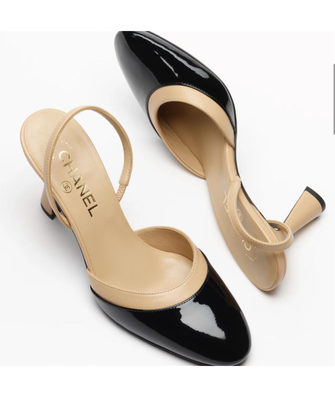 CHANEL Мульти туфли из лакированной кожи, фото 4