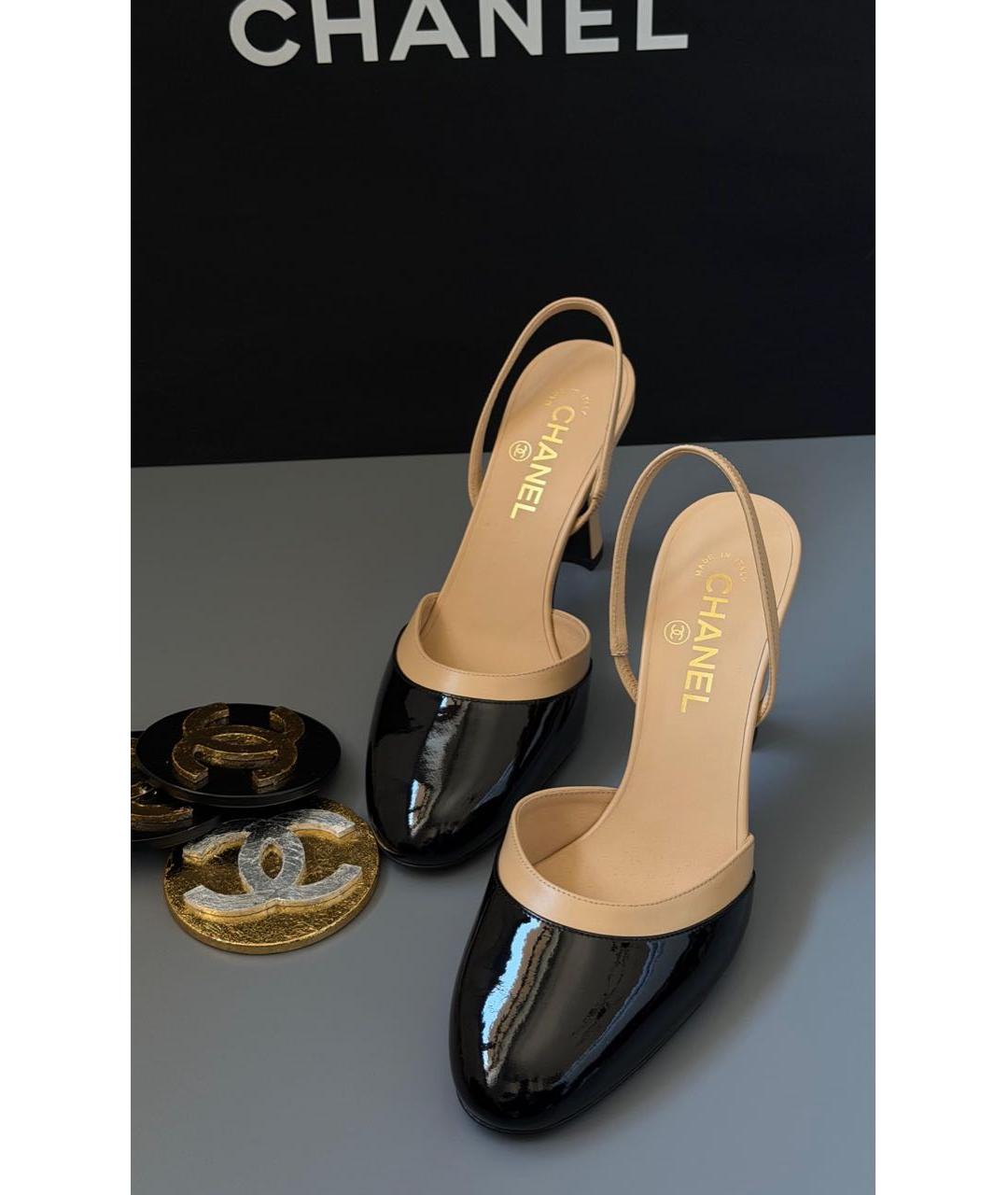 CHANEL Мульти туфли из лакированной кожи, фото 3