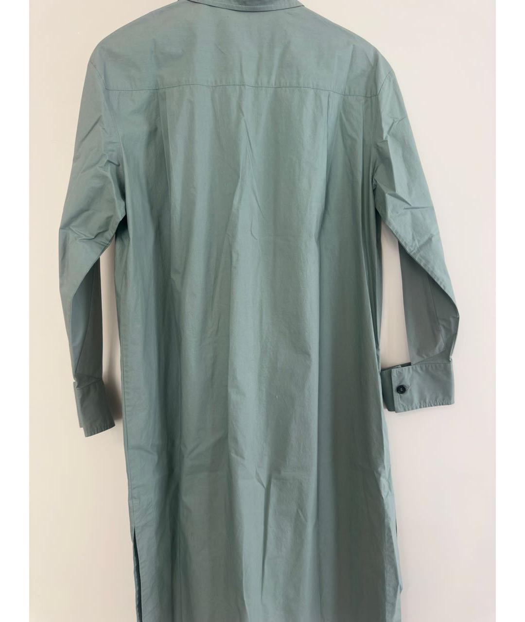 ERIKA CAVALLINI Бирюзовое хлопковое повседневное платье, фото 2