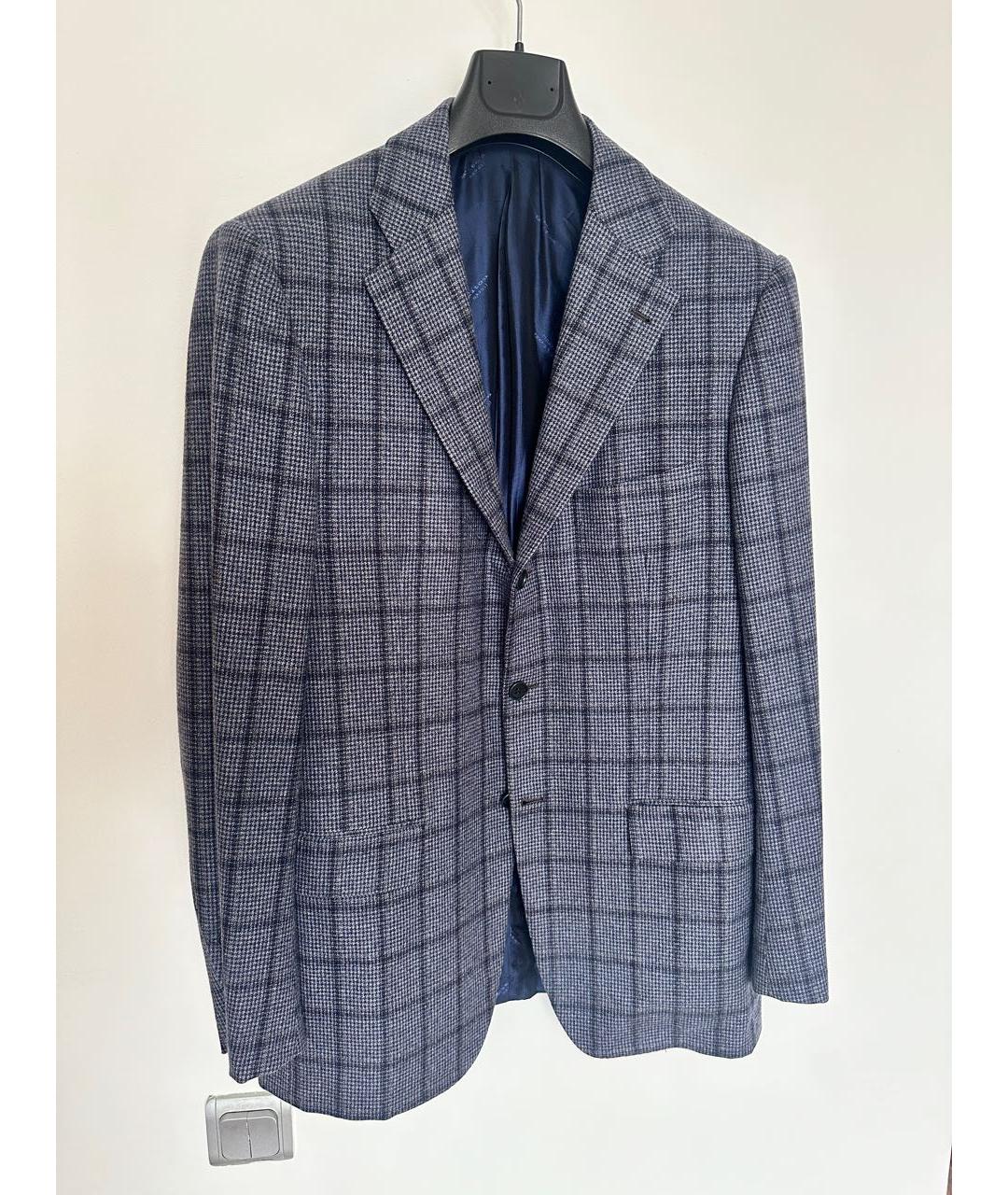 KITON Темно-синий кашемировый пиджак, фото 5