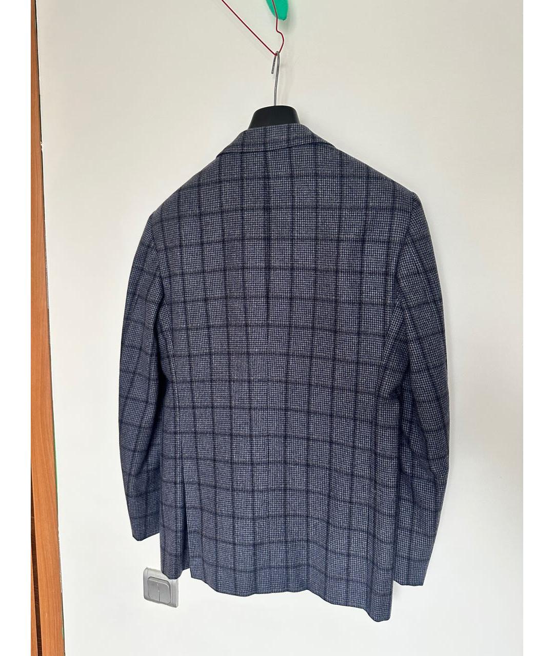 KITON Темно-синий кашемировый пиджак, фото 2