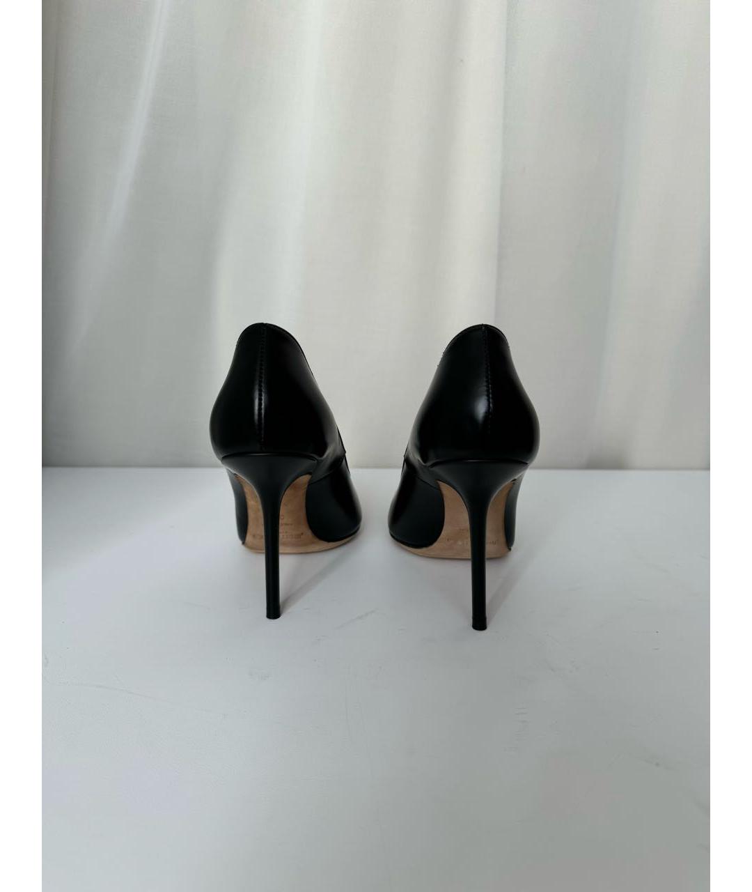 JIMMY CHOO Черные кожаные туфли, фото 2