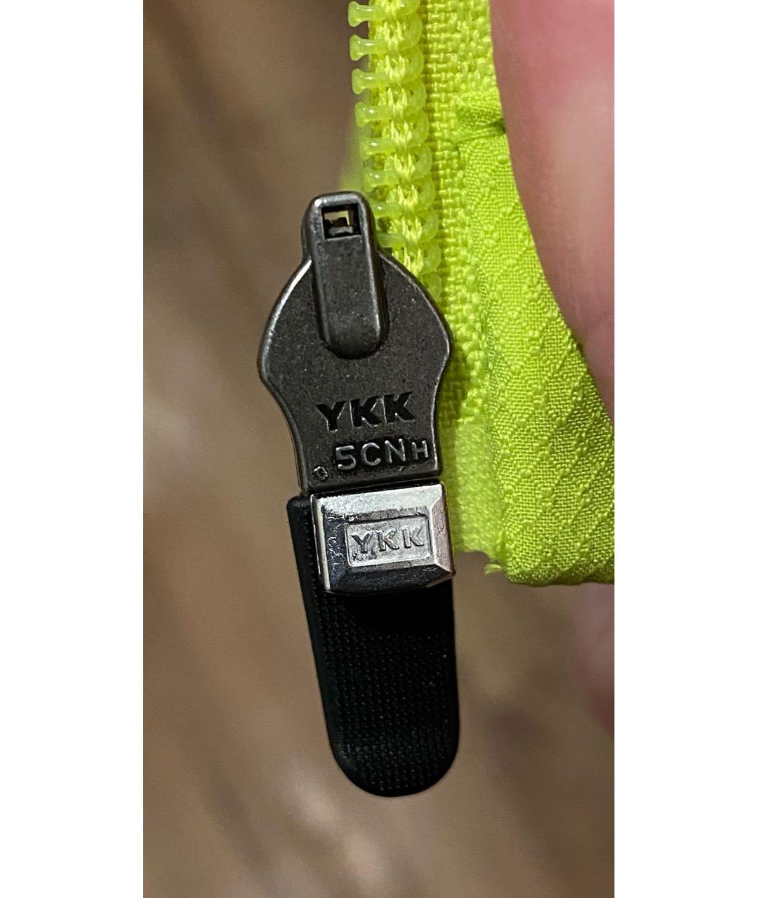 CALVIN KLEIN Зеленая полиэстеровая куртка, фото 6