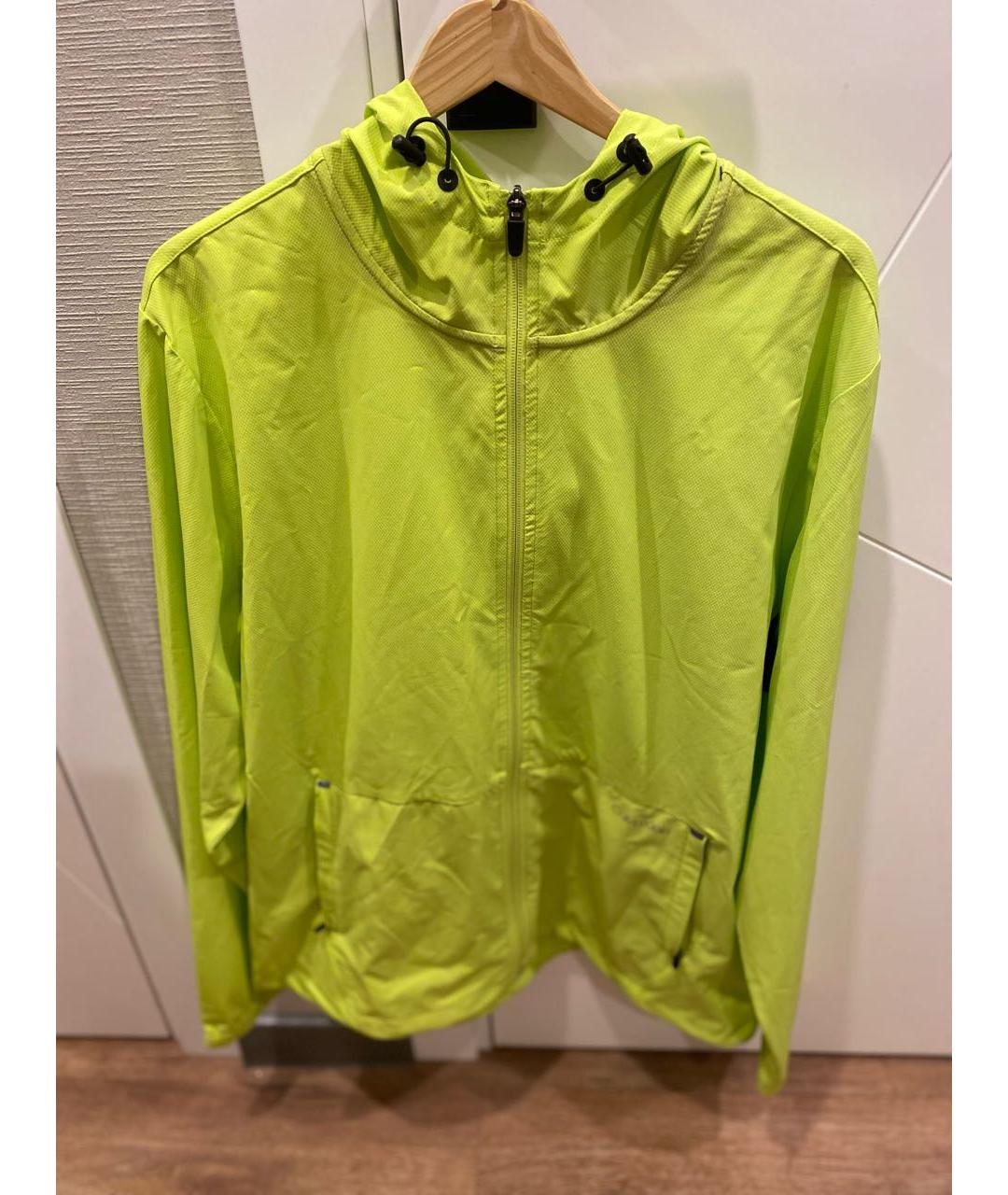 CALVIN KLEIN Зеленая полиэстеровая куртка, фото 9