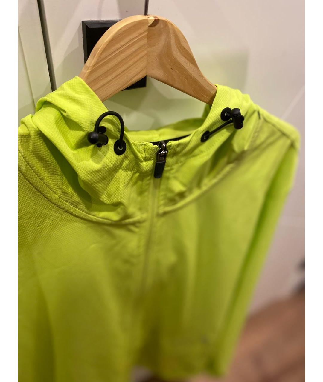 CALVIN KLEIN Зеленая полиэстеровая куртка, фото 4