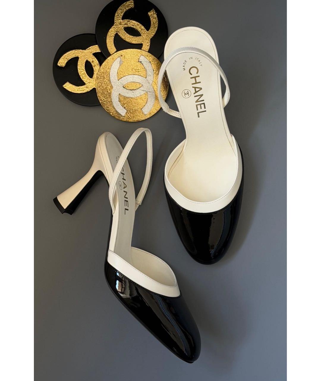 CHANEL Мульти кожаные туфли, фото 3