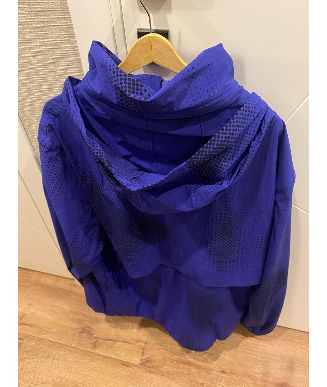 CALVIN KLEIN Синяя полиамидовая куртка, фото 2