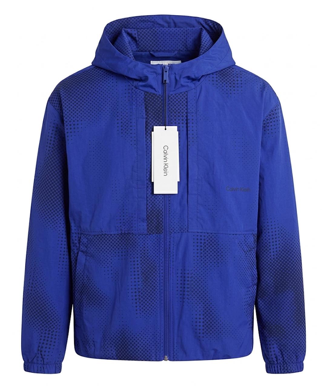 CALVIN KLEIN Синяя полиамидовая куртка, фото 1