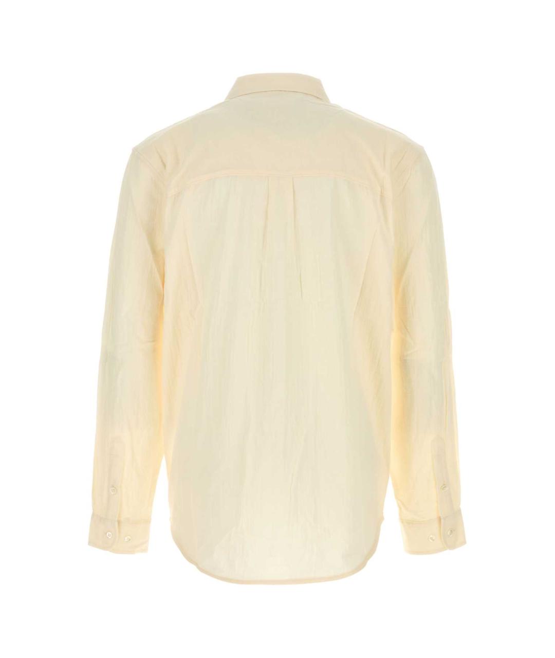 SEFR Бежевая хлопковая кэжуал рубашка, фото 2