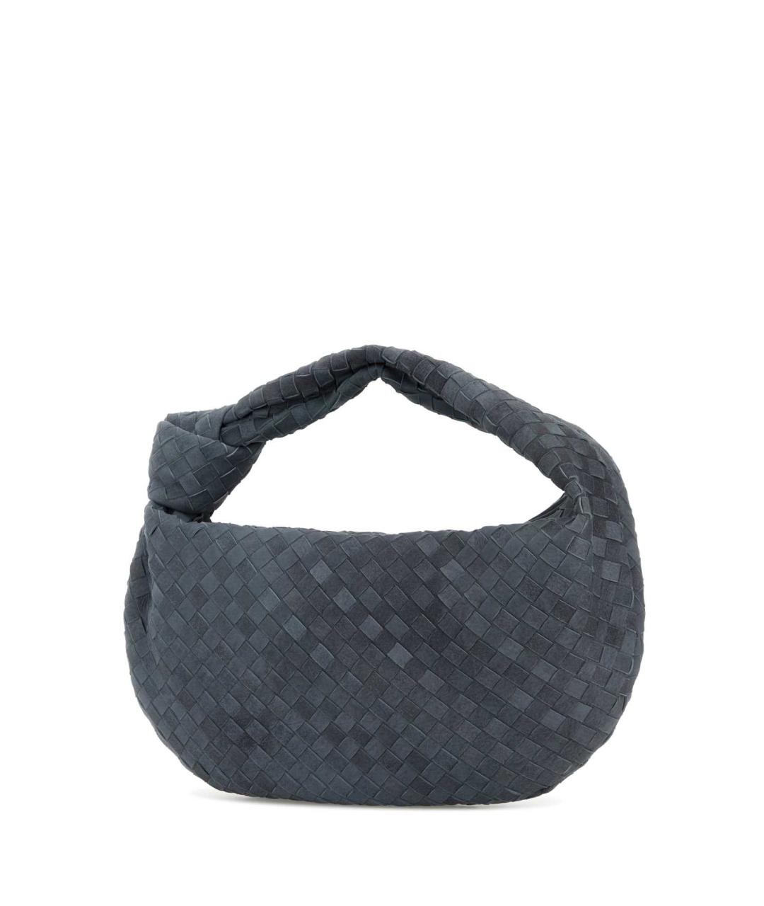 BOTTEGA VENETA Синяя кожаная сумка с короткими ручками, фото 2