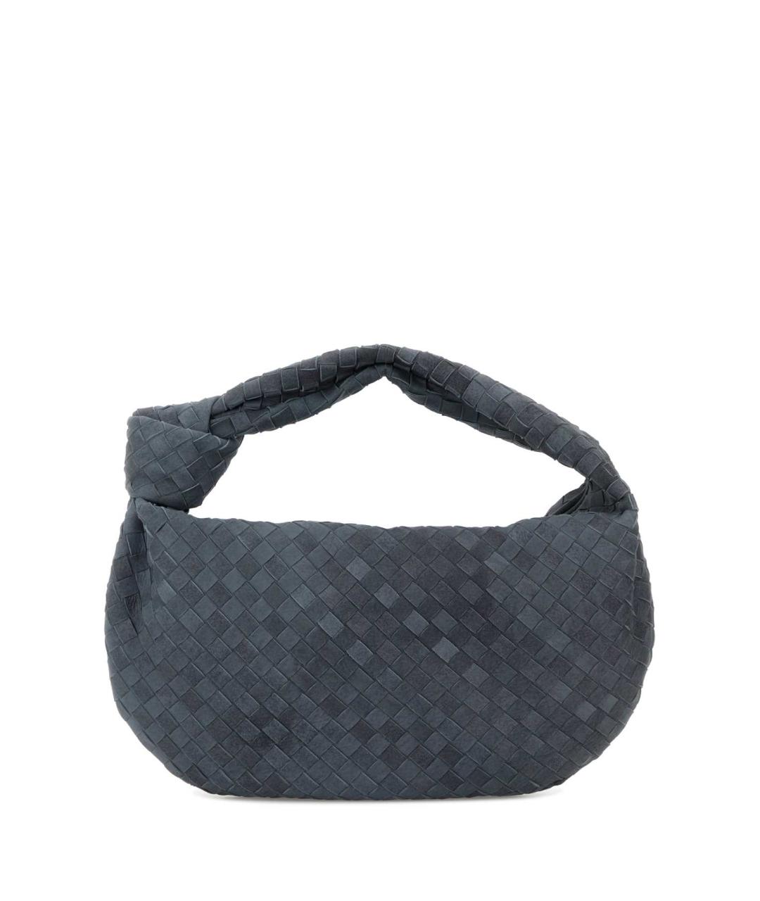 BOTTEGA VENETA Синяя кожаная сумка с короткими ручками, фото 1