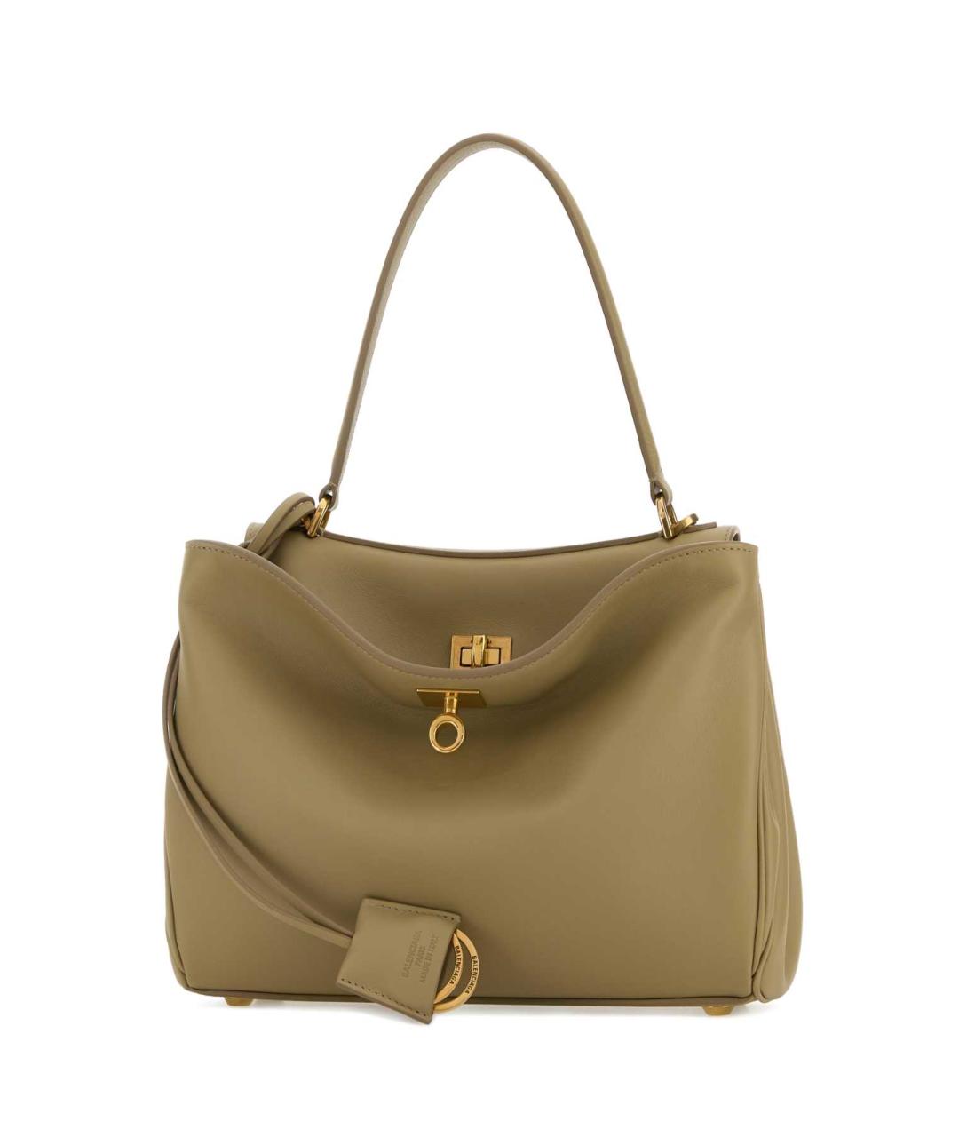 BALENCIAGA Зеленая кожаная сумка через плечо, фото 2