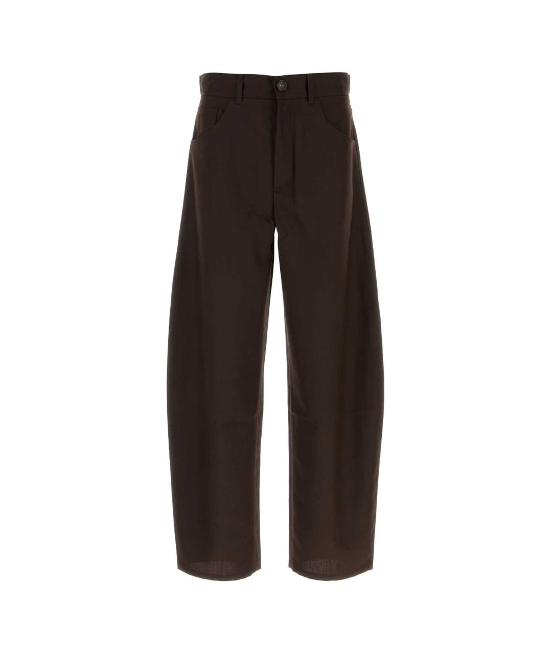SEFR Коричневые полиэстеровые повседневные брюки, фото 1