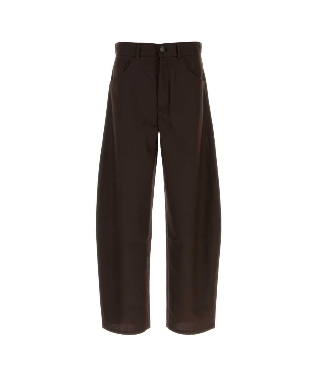 SEFR Коричневые полиэстеровые повседневные брюки, фото 3