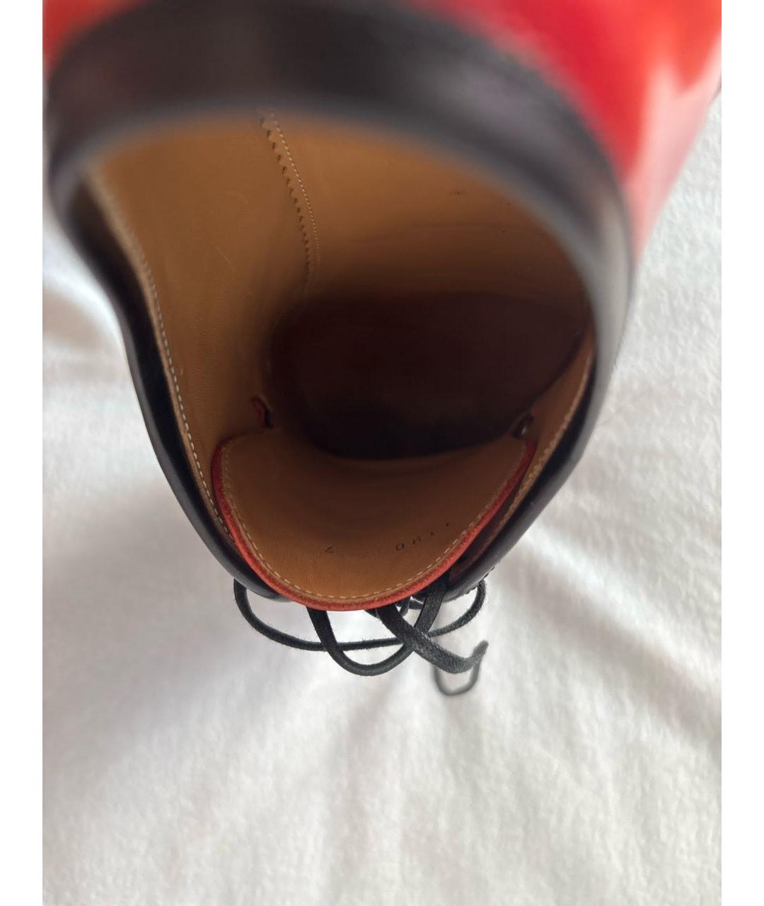 SERGIO ROSSI Красные туфли из лакированной кожи, фото 6