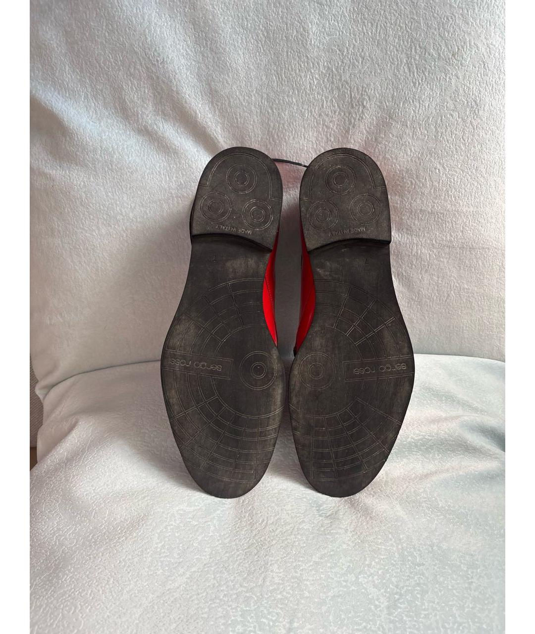 SERGIO ROSSI Красные туфли из лакированной кожи, фото 7